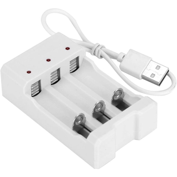 Erittäin luotettava ja ympäristöystävällinen akkulaturi USB-laturi AA/AAA-malliakulle