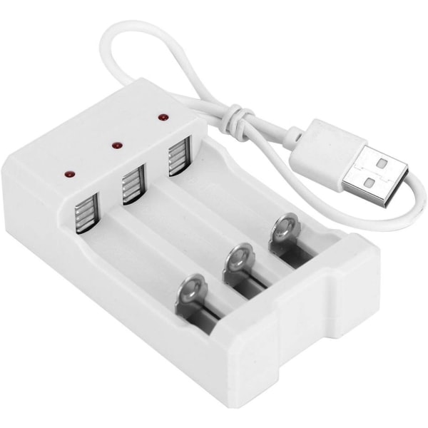 Høy pålitelighet miljøvennlig batterilader USB-lader for AA/AAA modellbatteri