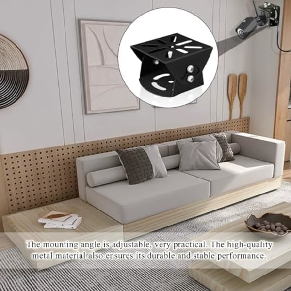 75x80x52mm 2st Universal CCTV Kamera Stolpfäste Metallfäste Rostfritt Stål HörnFäste för Övervakningskamera