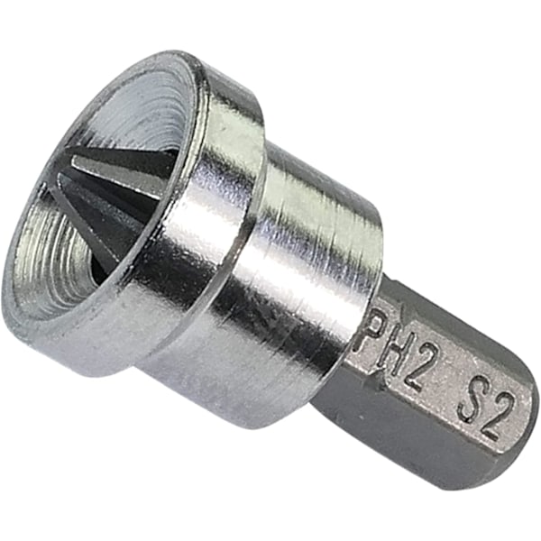 Sæt med 2 specielle skruetrækkerbits til gipsplader/Placo/PH2x25mm 1/4'' til Phillips-skruer PH2 Hardware/Håndværktøj