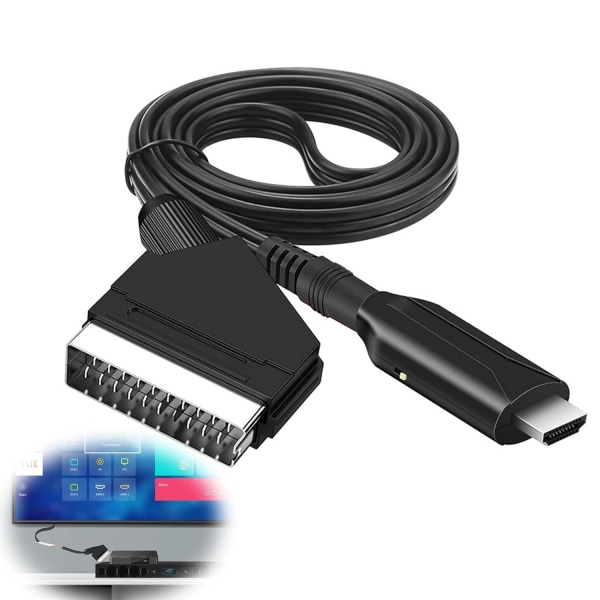 Scart till HDMI-kabel: Allt-i-ett Scart till HDMI-omvandlare, Scart till