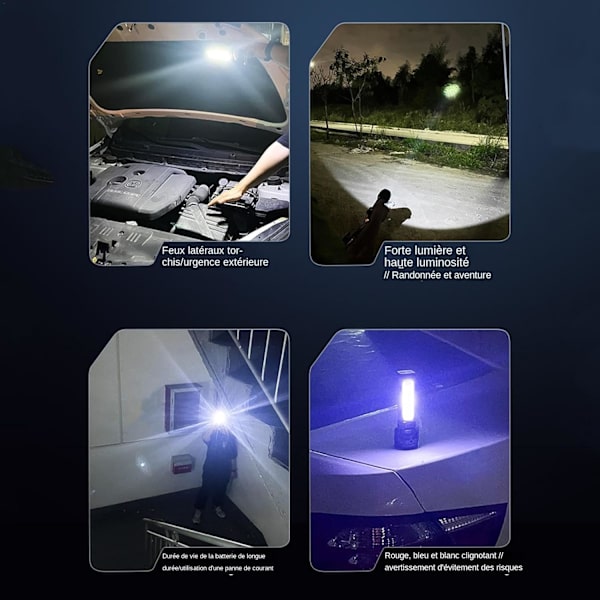 Hög Ljusstyrka Camping Ficklampor - Solcellsdriven LED Ficklampa | Lång Räckvidd Sollampa för Utomhus, Hem, Camping