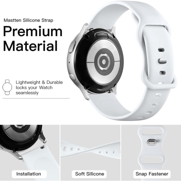 Silikonreim Kompatibel med Samsung Galaxy Watch Active 2