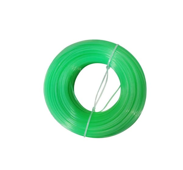 Universal rund trimmertråd, 1,6 mm diameter, 100 m længde, grøn, til kanttrimning
