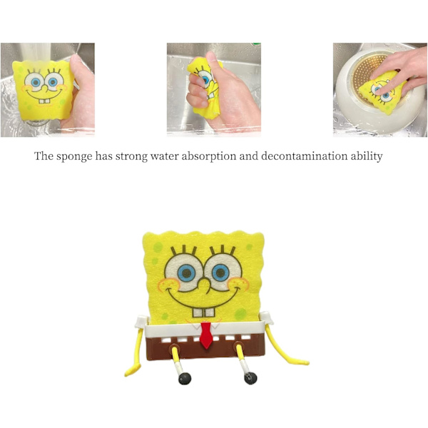 Suloinen sieni pidike Spongebob keittiösieni, keittiö Cl