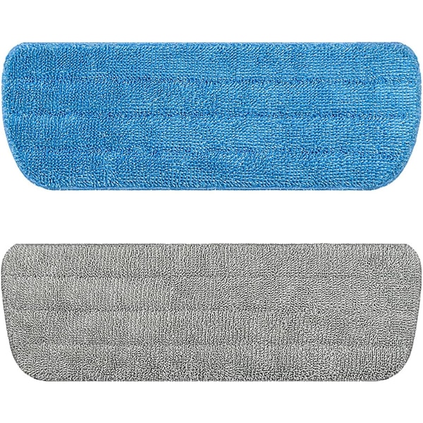 2 kpl Moppipää, Vaihdettava siivousmoppi, Mikrokuituspraymoppi spraymoppeihin, 42 x 14 cm