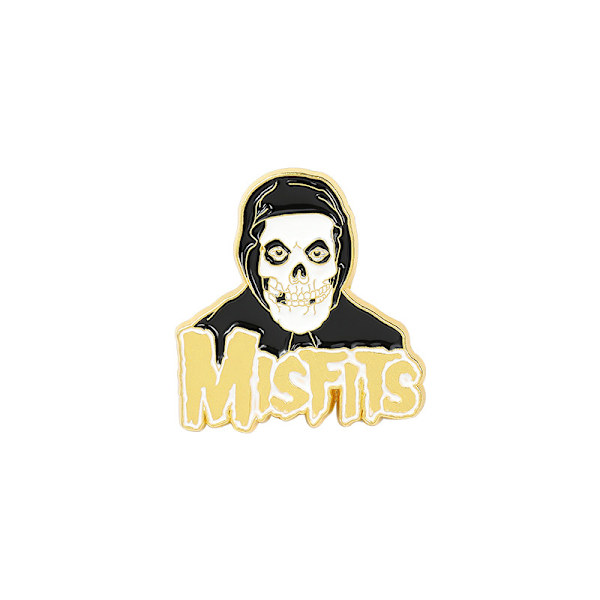 Set med 4 Halloween Cartoon Personality Skelett Emblempinnar Väske Badge Lapel Spänne Hatt Kläder Acce