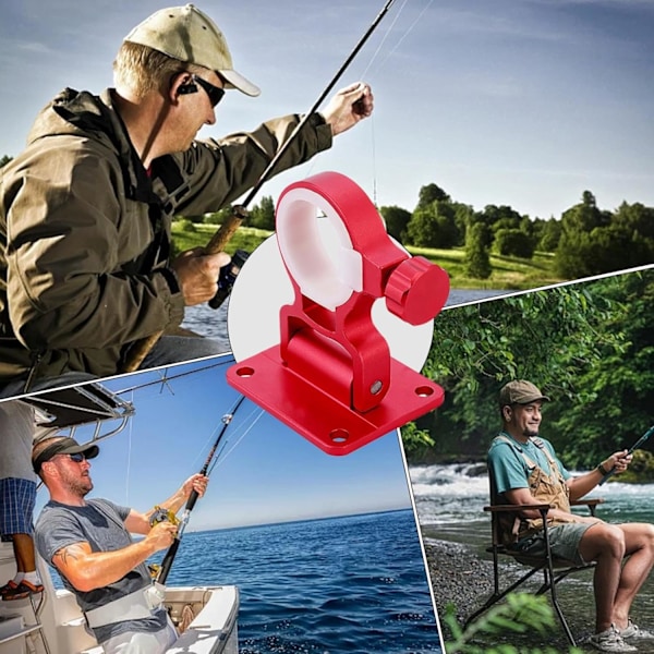 Fiske Box Paraplyhållare - 2 Justerbara Paraplyklämmor för Utomhus Fiskestol