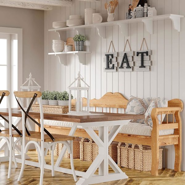 Designs Eat Sign - Köksskyltar Väggdekor, Kök Dekorationer Vägg, Rustik Hängande Väggdekor, Primitiv Landsbygd Gård