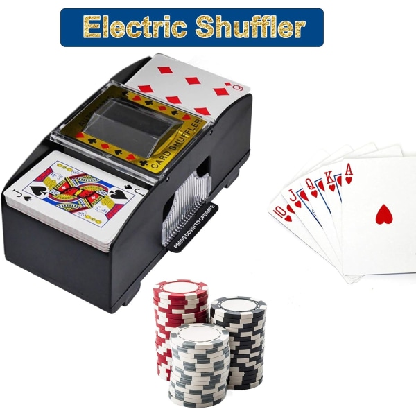 Automaattinen sekoituskone, pelaa pokerikortteja muovipatteria