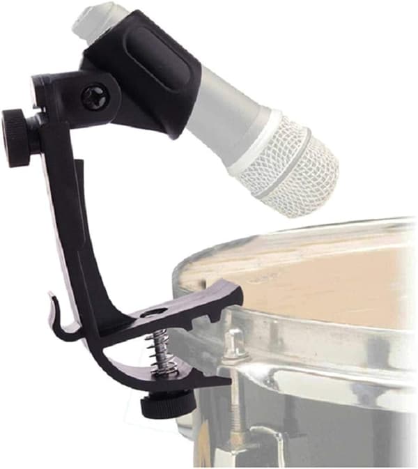 Justerbart mikrofonstativ for skrivebord med baseholder for podkasting og sang