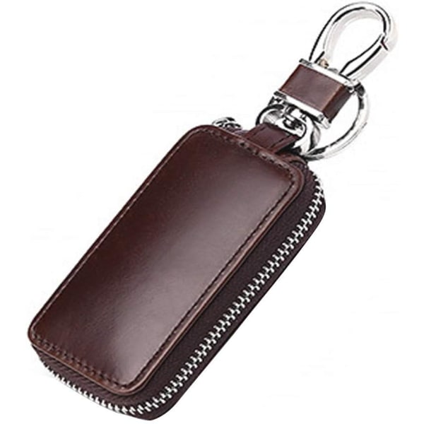 Car Key Pouch, 1.57''x3.44'' Leather Key Pouch Key Case Pouch M