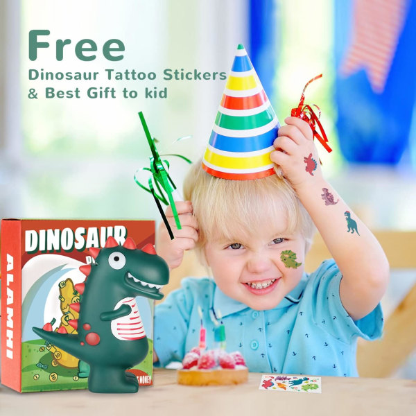 Spargris för barn Original Dinosaur Spargris för flickor och pojkar Dekorativ design fo