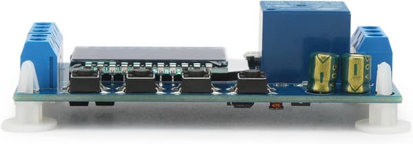 5V Tidsforsinkelsesrelæ Switch Delay-Off Cyklustimer med LCD-display Understøtter Micro USB 5V Strømforsyning