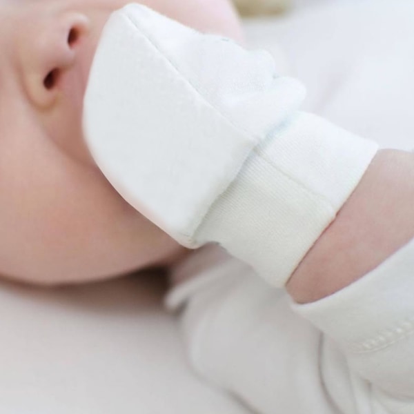 Par Babyvantar Nyfödd, Babyvantar Set, Baby Tandningsvantar, Nyfödda Handskar Bomulls Vinterhandskar Handskar för Bebis