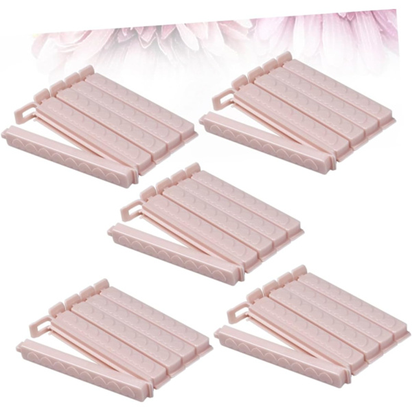 25 Stykker Matforseglingsklips Papirklips Matforseglingsklips Forseglingsklips Snacks Klips Enkle Ekstrakter Rosa