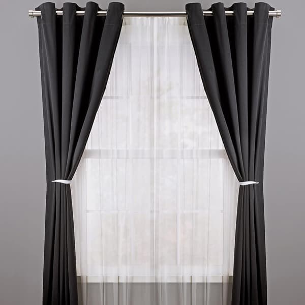 2 stk. aluminiumslegering gardinholdere dekorative vægmonterede dr