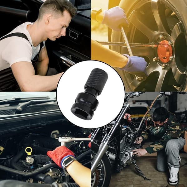 2 stk. Stål Impact Nøglebit Impact Socket Driver Bit med Tilbehør Impact Socket Adaptere til 1/4\" Hex Socket Adapter