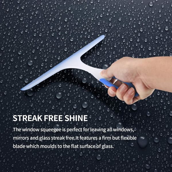 Dusj-squeegee, Bad og Dusj-squeegee, Plast Dusj Speil Vindus-squeegee, Vindusvasker Squeegees for Speil