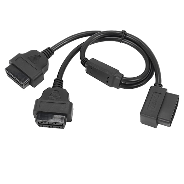 50CM Y-formad OBD 2 OBDII-delarekabel, hane till dubbla
