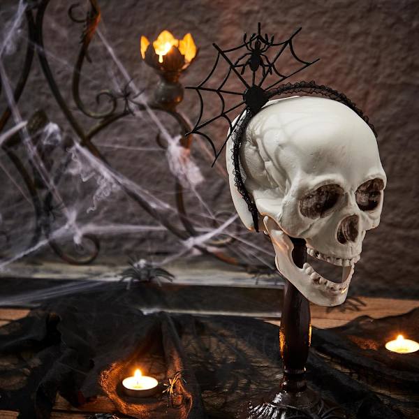 Cosplay Maskerade Edderkopp Hodebånd, Nyhet Edderkoppnett Edderkopp Hodebånd for Barn Voksen Halloween Kostymefest Klesopp