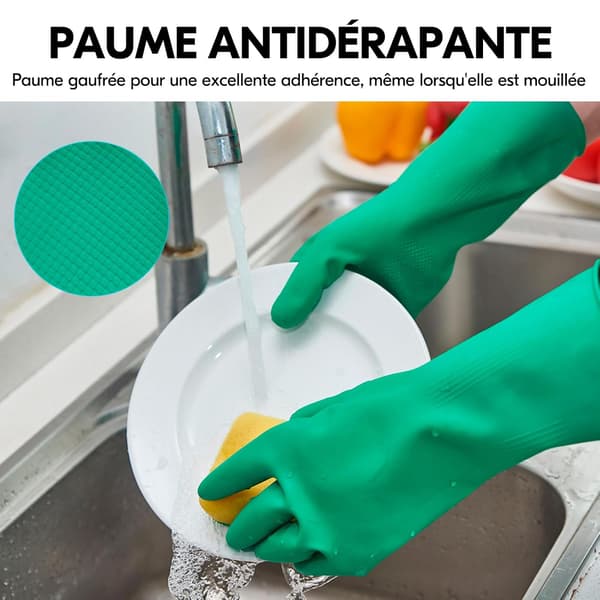 Återanvändbara hushållshandskar i latex