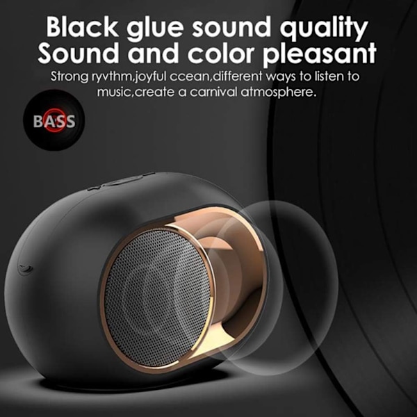 USB-drivna bärbara utomhushögtalare med subwooferbas/BT/TF/AUX/FM/handsfree trådlös Bluetooth-högtalare