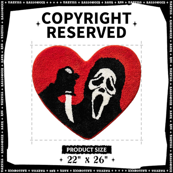 1 kpl Halloween kylpyhuoneen matto kylpymatto liukumaton, painajainen kodin sisustus jouluksi, fu Red Heart Gremlins