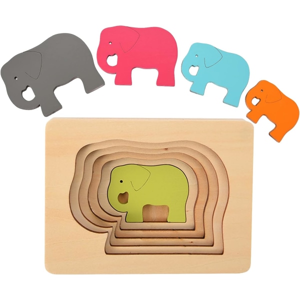 Jouets de puzzle en bois pour enfants, jouets Montessori pour béb