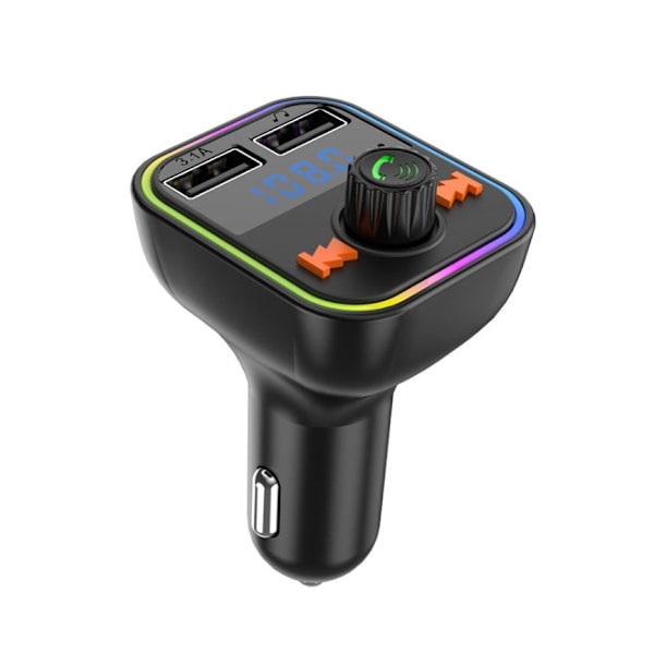 (G41) 80x50x45mm, Bil FM-sender, håndfri opkald, Bass MP3-afspiller USB-understøttelse