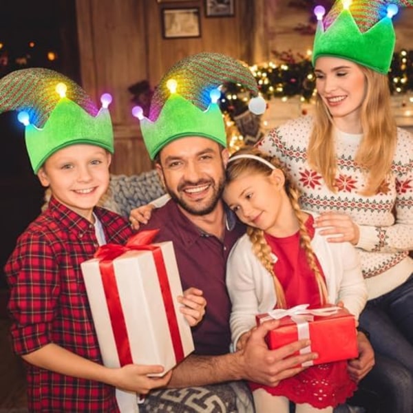 Hatt med Jingle Bells Tomtehatt Hatt Perfekt för Julfest Kostym Nyårsgåva Idéer och Tillbehör