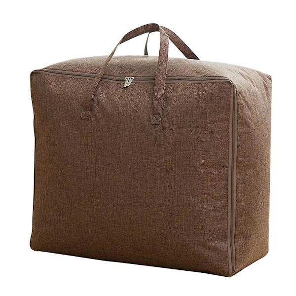 Brun, slitesterk dynepose i vanntett stoff (60*45*26cm)