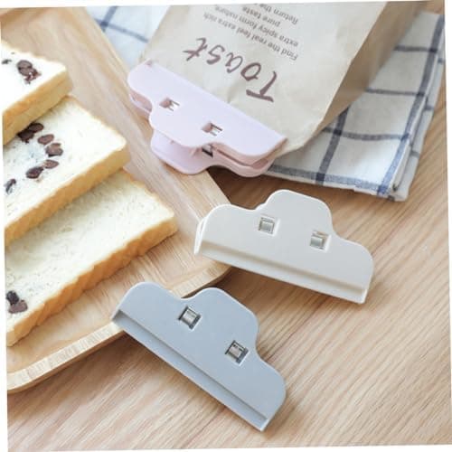 10x5x3cm 1 stk Mat Snack Forseglingsklips Kjøkken Tilbehør Matposeklips Matpose Forseglingsklips Grå