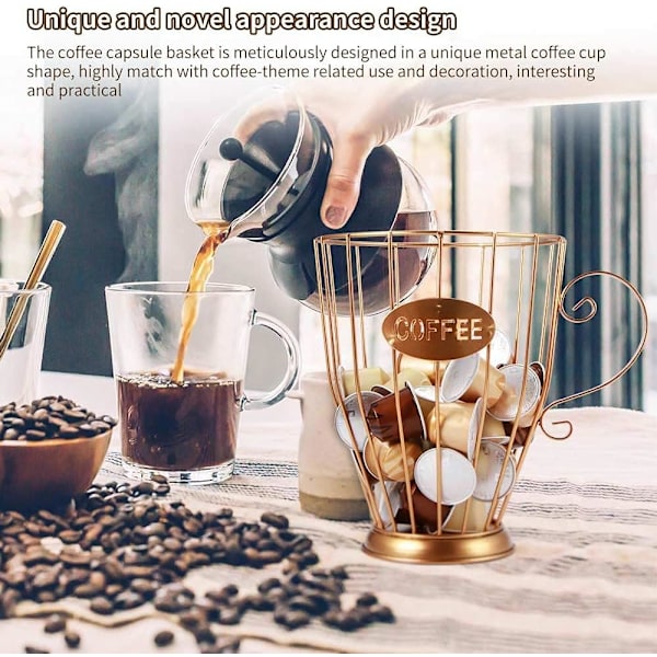 Kaffekapselkorg, Kaffeepad-Organizer, Original Design Coff