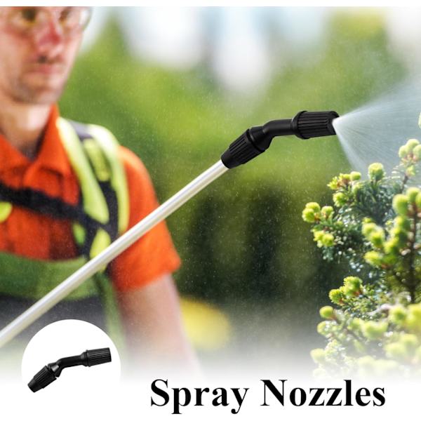 Plastspraysmunstycke, trädgårdsbevattningsspraytillbehör, sprutdelar för 3L/5L/8L Ba