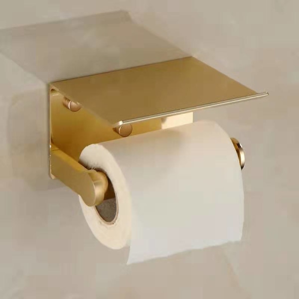 Avaruusaluumiinista valmistettu WC-paperiteline WC-paperirullan säilytykseen