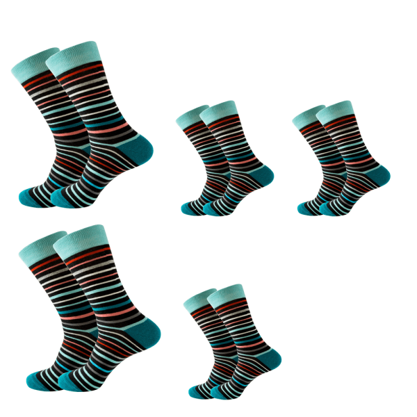 Morsomme sokker for menn med fargerike og morsomme mønstre, kjemmet c