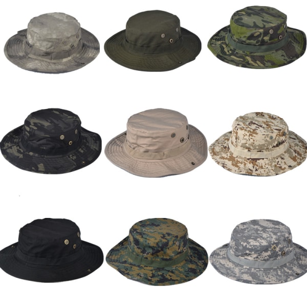 Outdoor Camouflage Boonie Hat Thicken Military Tactical Cap