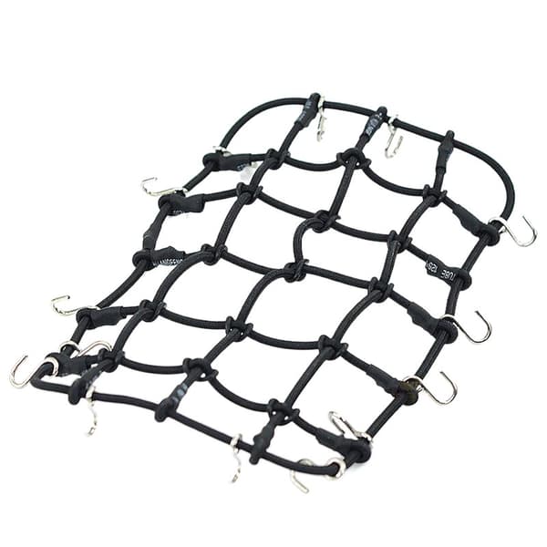1 stk. Elastisk bagagenet RC bil tilbehør til 1/10 RC Crawler (Sort)