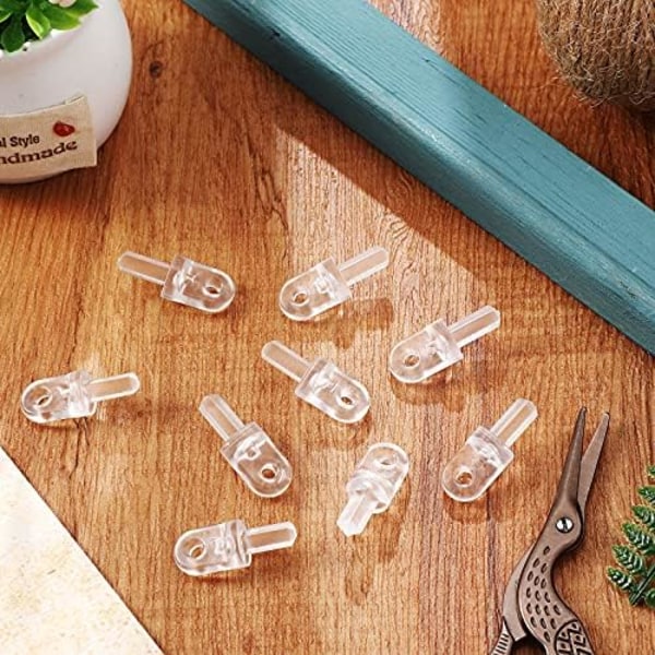6 stk. Hardware Wand Tip Reparationsstang til Brudte Vandrette Persienner Hardware Wand Samling Udskiftningssæt Lodrette Persienner