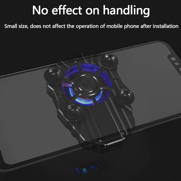 Mobiltelefon Køler 3 Hastighed Vindhastighed Køler Controller Comp