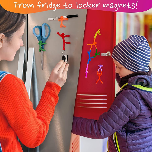 Kjøleskapsmagneter, Mini Man Magnetiske Kjøleskapsmagneter for Barn Voksne