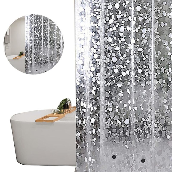 Heavy Duty Shower Curtains Water Resistant Frosted Shower Cu