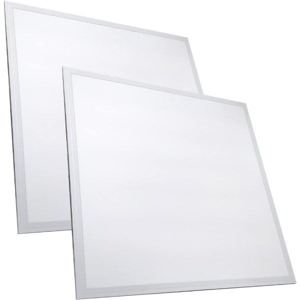 2 kpl:n taustavalaistu LED-paneeli, mitat 30 x 30 cm, teho 20 W, w