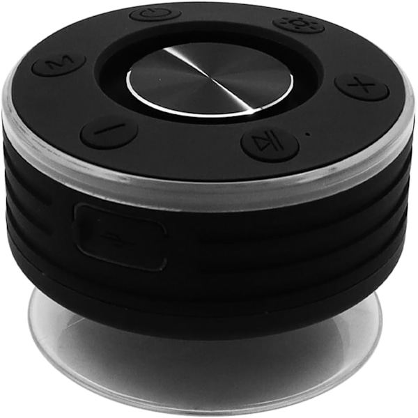 1 stk. Bluetooth Dusjhøyttaler IPX7 Vanntett + Bluetooth 5.2 + Håndfri Oppringing + FM Radio Minihøyttaler for Bad, Fest, Utendørs Reise