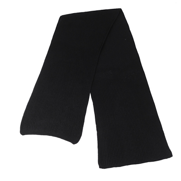 Varm höst- och vinterhalsduk, Unisex enfärgad vinterhalsduk i stickad garn