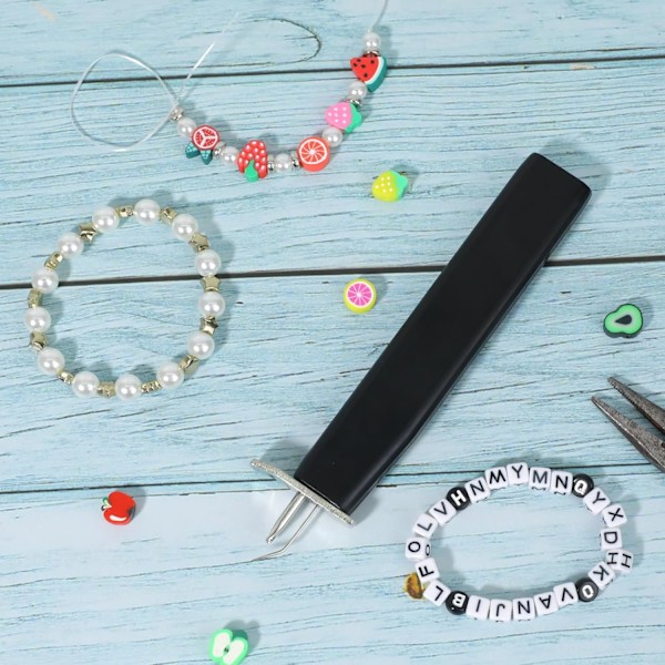 Pärlknutningsverktyg för säkra knutar Skapa knutar för smyckestillverkning, Knutverktyg för halsband armband smyckestillverkning Trädningsverktyg för DI