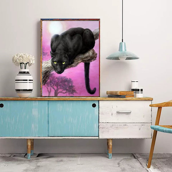 MH-(30x40cm) Pyöreä pora 5d timanttimaalaus Täysi pora timantti