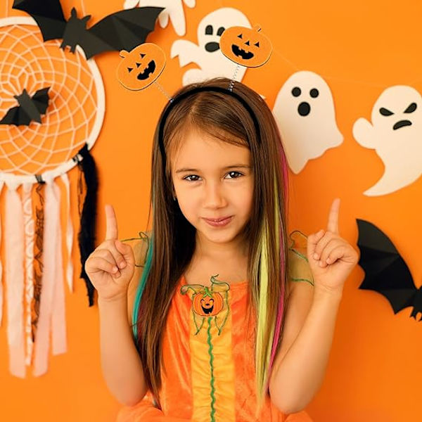 （Stil 2）Halloween Djävulshorn Huvudband för Kvinnor Halloween Hårprydnad Halloween Hårbåge Smycken fo