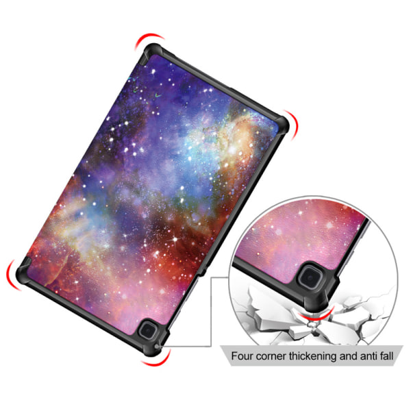 Etui for Samsung Galaxy Tab A7 lite 8.7\" (butterfly stil) - Slank beskyttende deksel med stativ og automatisk